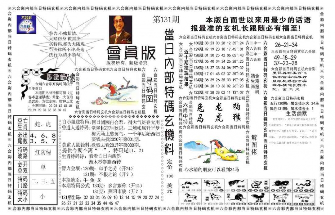 131期当日特码玄机报[图]