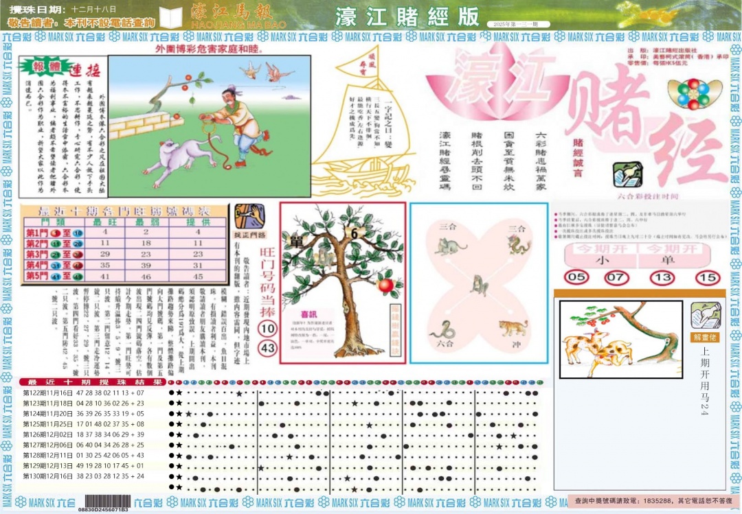 131期濠江赌经A[图]