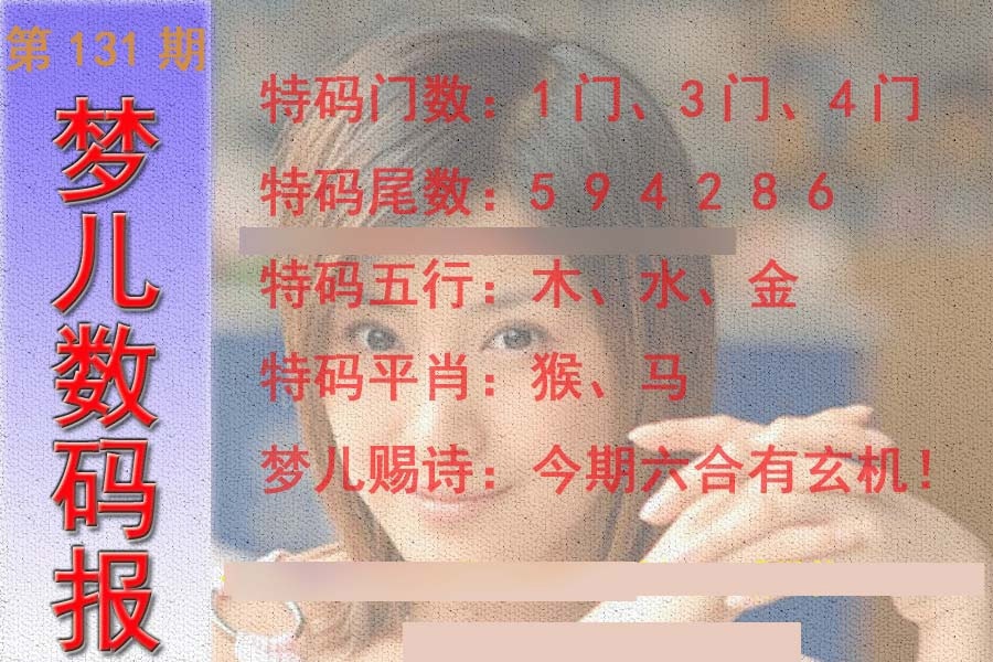 131期梦儿数码报[图]