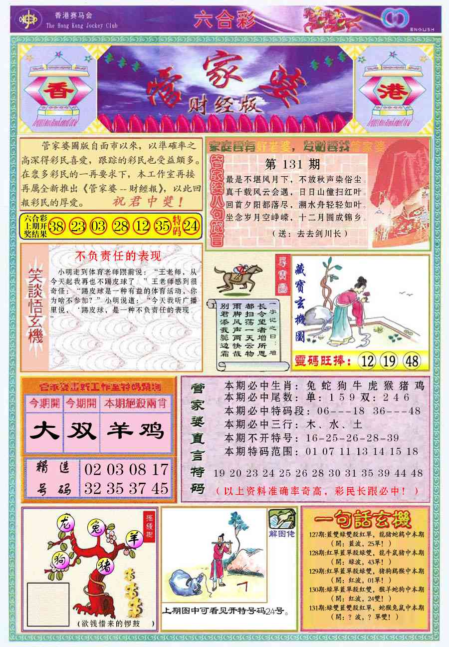 131期管家婆财经版[图]