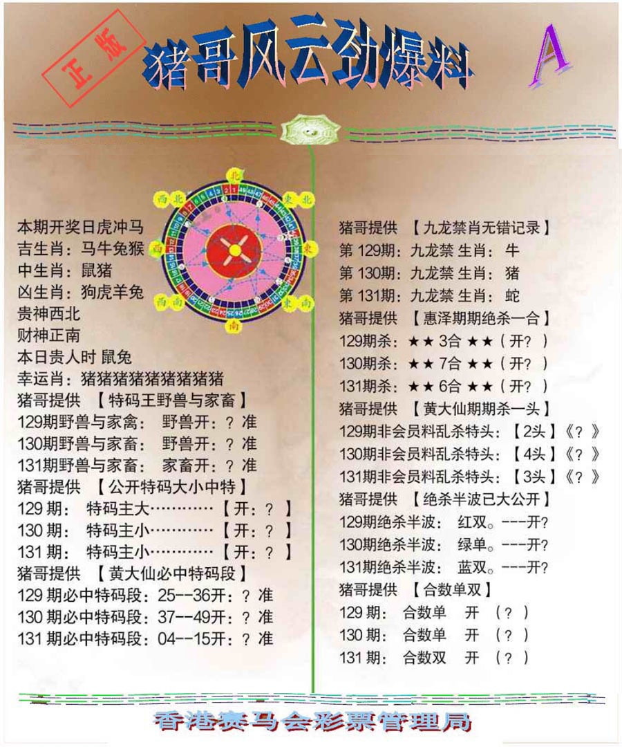 131期猪哥风云劲爆料A[图]