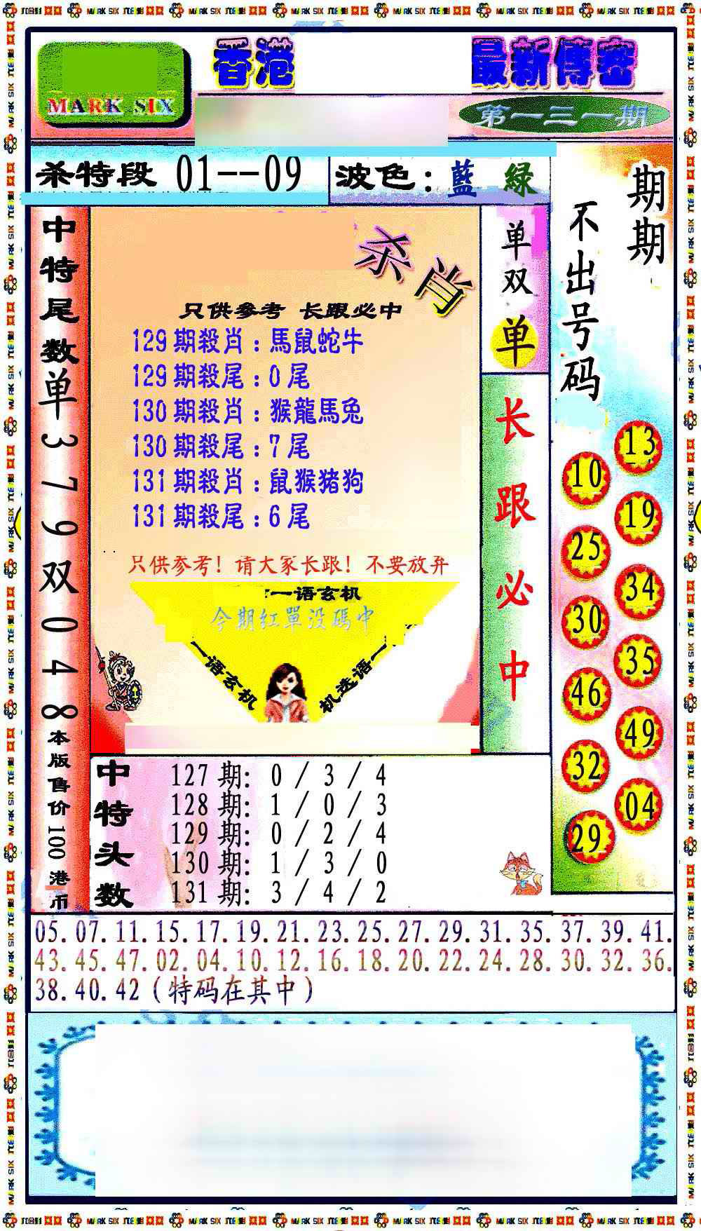 131期最新传密绝杀6肖[图]