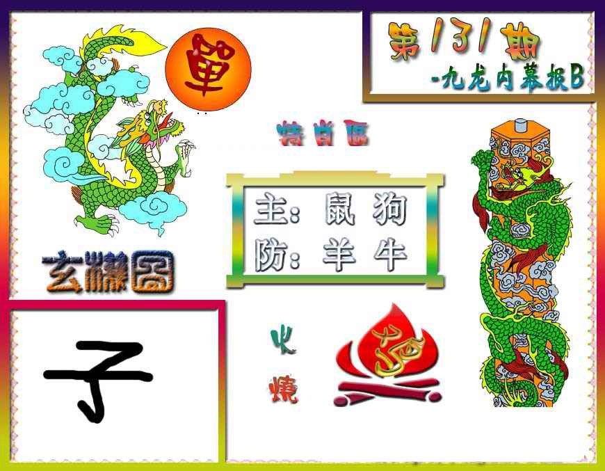 131期九龙内幕特肖图B[图]