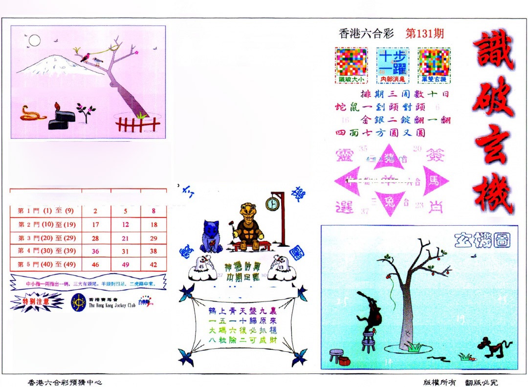 131期识破玄机(保证香港版)[图]