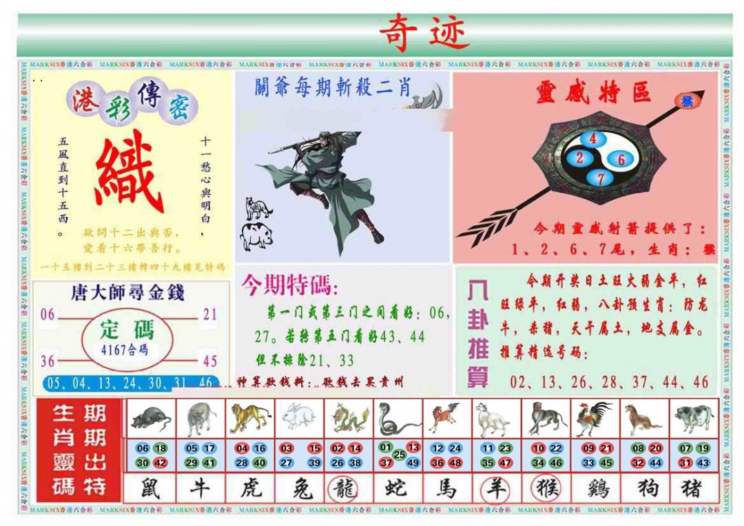 131期马经奇迹B(新图推荐)[图]