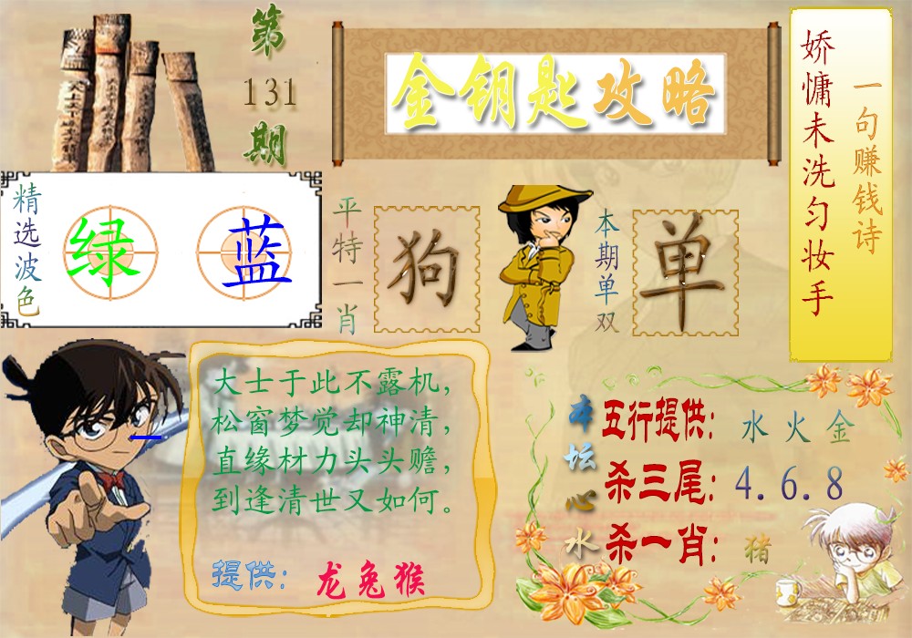 131期金钥匙攻略[图]