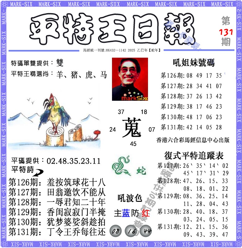 131期平特王日报（荐）[图]