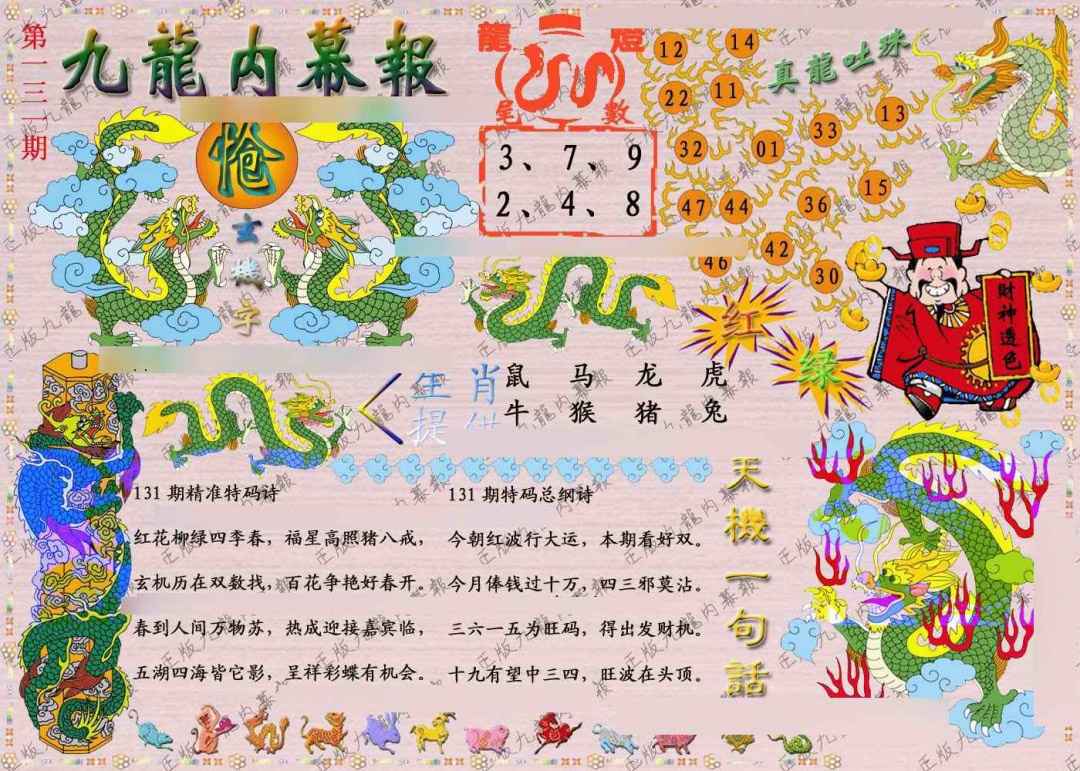 131期正版九龙内幕报[图]