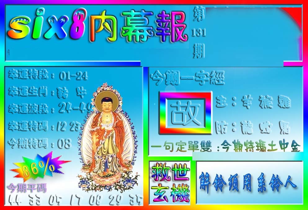 131期在线内幕报[图]