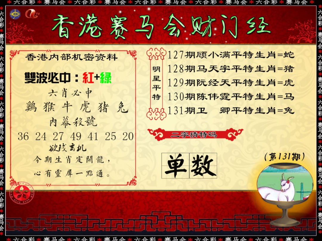 131期财门经[图]