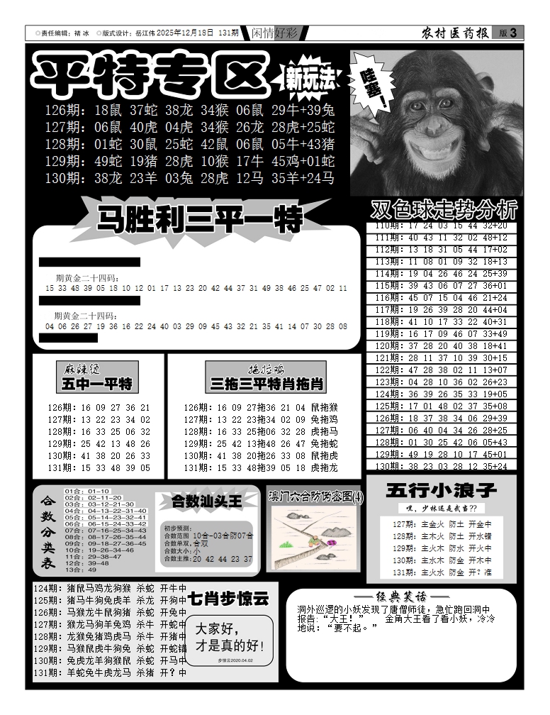 131期新粤彩(闲情好彩F)[图]